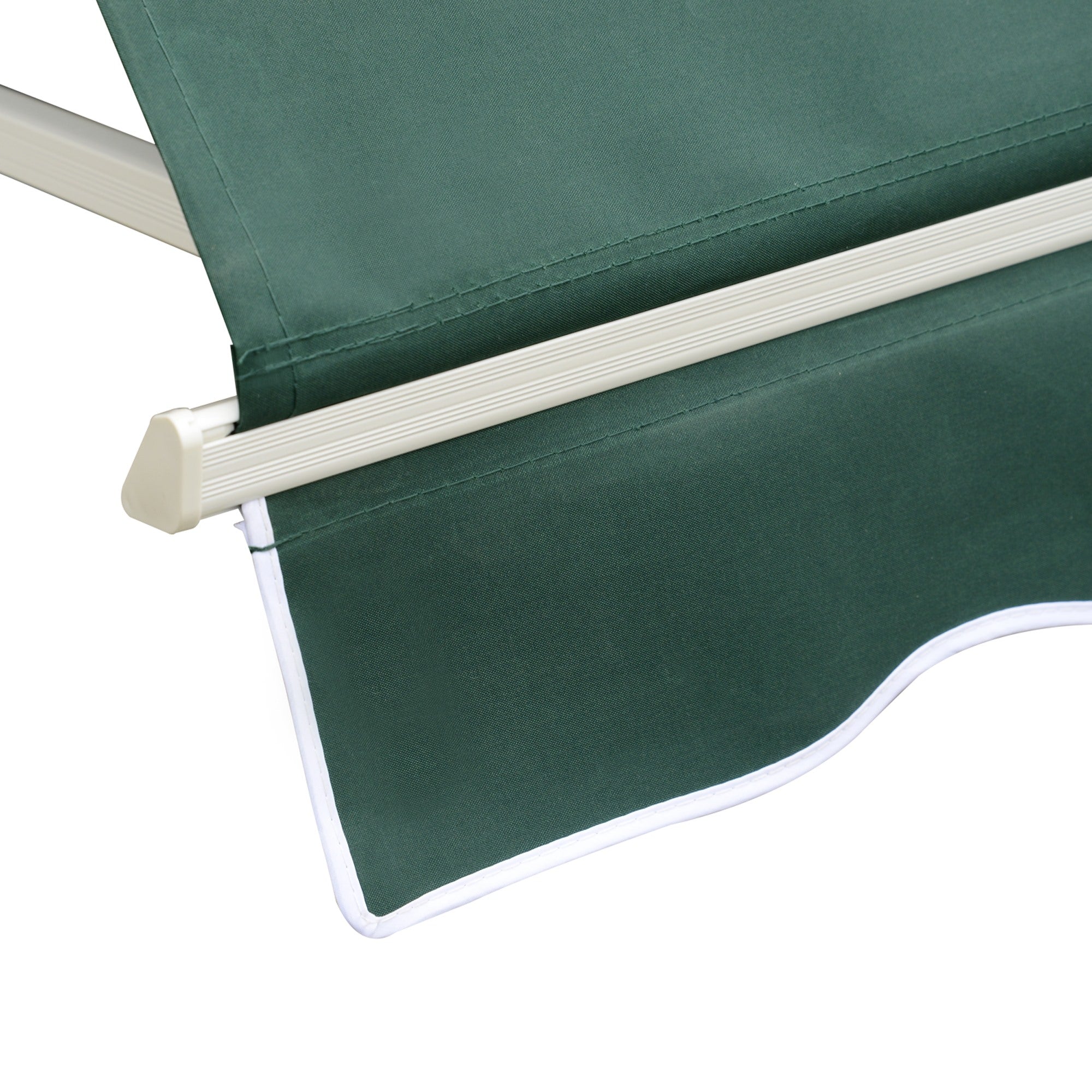 EASYCOMFORT Tenda da Sole a Caduta con Rullo Avvolgibile e Angolazione  Regolabile 0-120°, 180x70cm, Verde