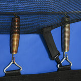 easycomfort easycomfort trampolino elastico 210cm per bambini e adulti con rete e imbottiture blu