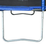 easycomfort easycomfort trampolino elastico con canestro basket e rete sicurezza 366 x 260a cm ean 8054144137902