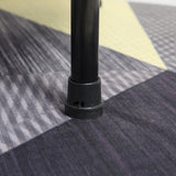 easycomfort easycomfort trampolino elastico fitness pieghevole da giardino 101 5 x 23cm blu e nero