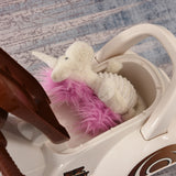 easycomfort easycomfort triciclo motorino giocattolo per bambini 18 36 mesi senza pedali con luci e suoni realistici beige e marrone