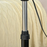 easycomfort easycomfort ventilatore a piantana a 3 velocita con altezza regolabile angolo di inclinazione a 80 in pp 60x60x90 120cm nero